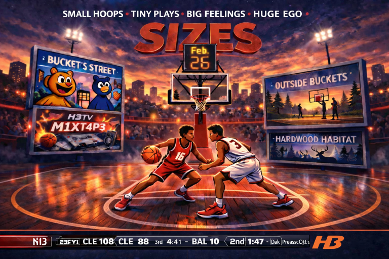 SMALL HOOPS, TINY PLAYS, BIG FEELINGS, HUGE EGO • V  (Feb. 26)